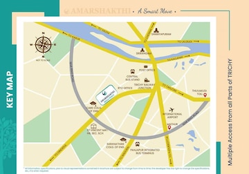  Plot – Map Location View at Tiruchirappalli - for Sale
