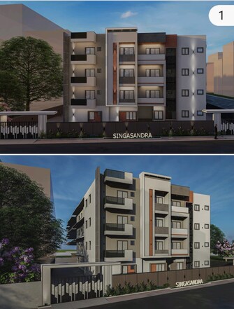 2 BHK Apartment For Resale in Hitesh Singasandra Singasandra Bangalore  7455803