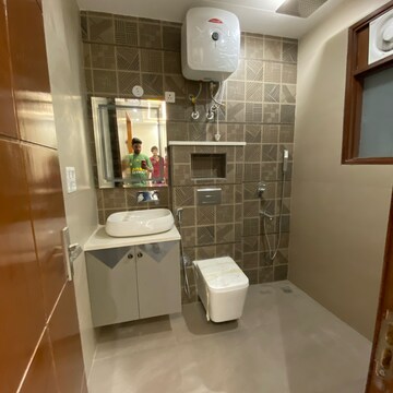 Bathroom in 3 BHK Builder Floor at Chattarpur – for Sale