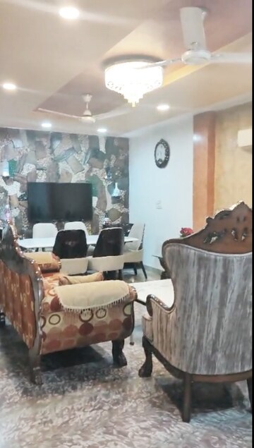 Living Room in 3 BHK Builder Floor at West Patel Nagar – for Sale
