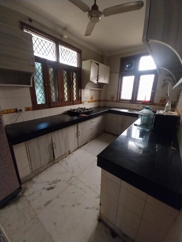Kitchen in 3 BHK Builder Floor at Ansal Sushant Lok I, Sector 43 – for Sale