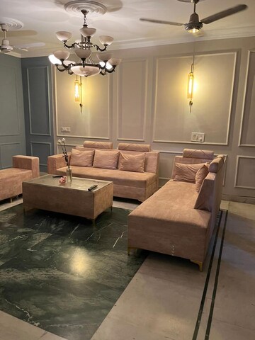 Living Room in 3 BHK Builder Floor at Ansal Sushant Lok I, Sector 43 – for Sale