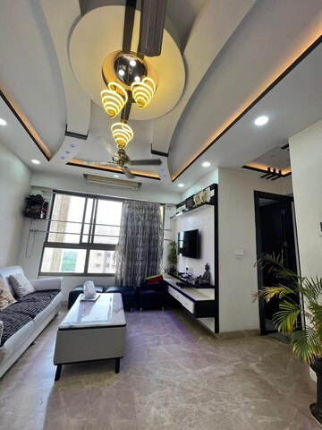 Living Room in 2 BHK Apartment at Lodha Luxuria, Majiwada – for Sale