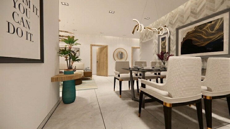 Living Room, nyati-exuberance-1 2 Bedroom 702 Sq.Ft. Apartment In Undri Pune 7456637