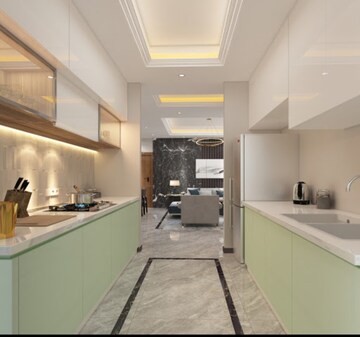 Kitchen in 3 BHK Apartment at Ambala Highway – for Sale