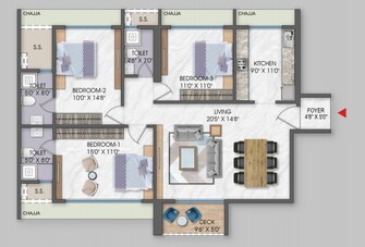 2 BHK Apartment For Resale in Neelkamal Gokul Kharghar Navi Mumbai  7458216