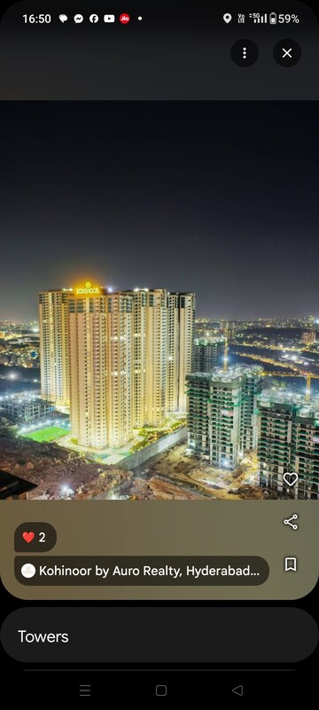 4 BHK Apartment – Exterior View View at Aurobindo Kohinoor, Serilingampally - for Sale