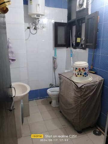 Bathroom in 3 BHK Apartment at Guru Nanak Enclave, Dhakoli Village – for Sale