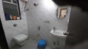 Bathroom in 1 BHK Apartment at Siddhi Highland Park, Kolshet Road – for Sale