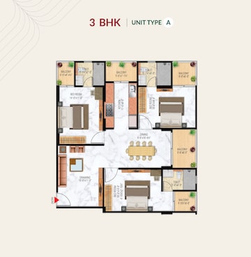 3 BHK Apartment For Resale in Uttam Heights Engineers Colony Jaipur  7459760