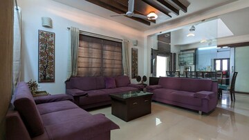 Living Room in 4 BHK Villa at Vishwanath Shaligram, Thaltej – for Sale