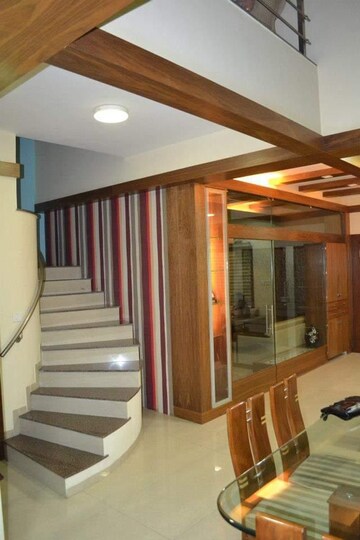 Living Room in 4 BHK Villa at Vishwanath Shaligram, Thaltej – for Sale