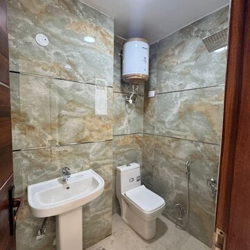 Bathroom in 3 BHK Builder Floor at Chattarpur – for Sale