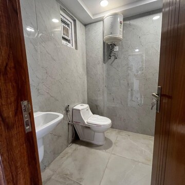 Bathroom in 3 BHK Builder Floor at Chattarpur – for Sale