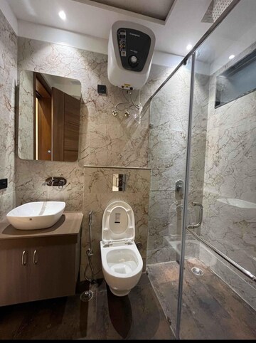 Bathroom in 3 BHK Builder Floor at Chattarpur – for Sale