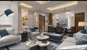 Living Room in 3 BHK Apartment at International Airport Road – for Sale