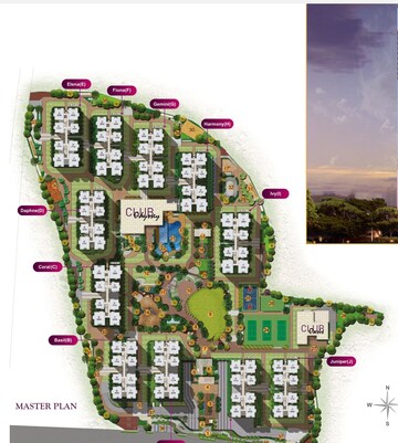 Master Plan in 3 BHK Apartment at Rajapushpa Provincia, Narsingi – for Sale