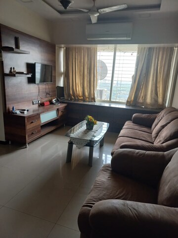 Living Room in 2 BHK Apartment at Tulsi Sagar, Nerul – for Rent