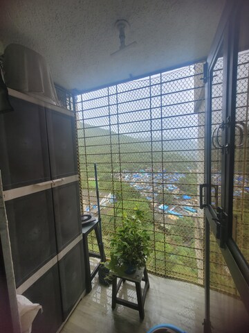 Balcony in 2 BHK Apartment at Ashray Jaswanti Woods, Mulund West – for Sale