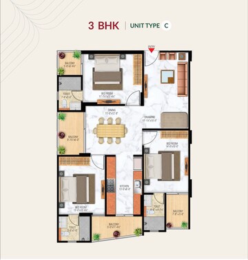 3 BHK Apartment For Resale in Uttam Heights Engineers Colony Jaipur  7463608