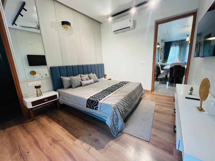 Bedroom, nandita-mayfair-park 3 Bedroom 1900 Sq.Ft. Apartment In Kishanpura Zirakpur 7464505