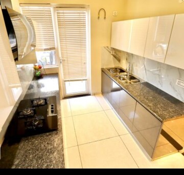 Kitchen in 3 BHK Apartment at Vip Road – for Sale