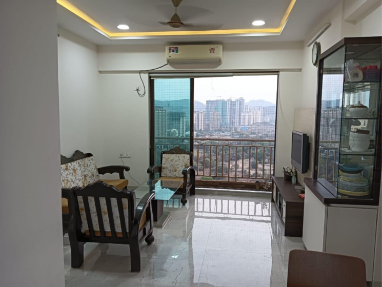 Living Room, harmony-sky-suites 3 Bedroom 1595 Sq.Ft. Apartment In Owale Thane 7465750