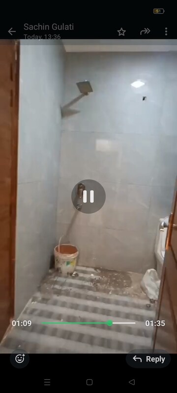 Bathroom in 3 BHK Builder Floor at Pratap Vihar – for Sale