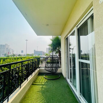 Balcony in 3.5 BHK Apartment at Allwin El Spazia, Nagla Road – for Sale