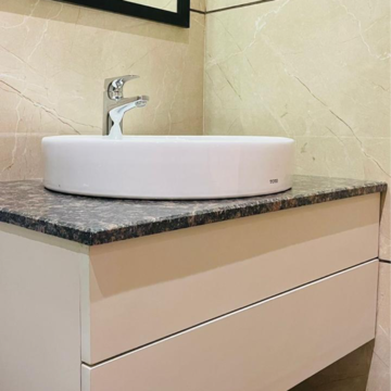 Bathroom in 3.5 BHK Apartment at Allwin El Spazia, Nagla Road – for Sale