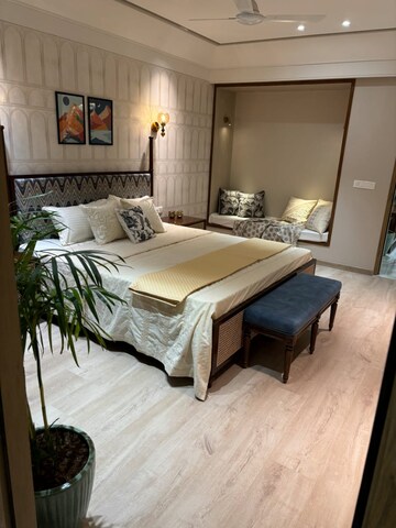 Master Bedroom in 4 BHK Apartment at Nirman Nagar – for Sale