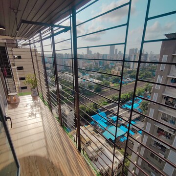 Balcony in 4 BHK Apartment at Poonam Jewel, Poonam Nagar – for Sale