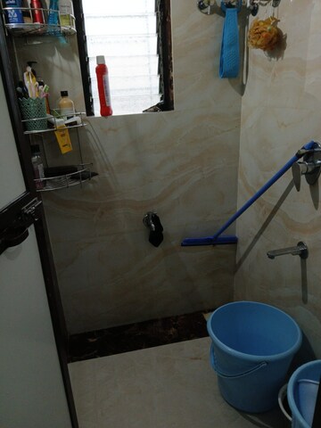 Bathroom in 1 BHK Apartment at Vasant Sagar, Kandivali East – for Sale