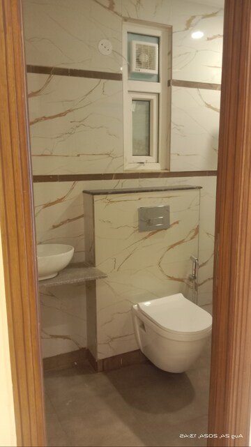 Bathroom in 3 BHK Builder Floor at Chattarpur – for Sale
