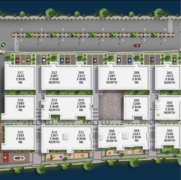 Master Plan in 2 BHK Apartment at Kr Puram – for Sale