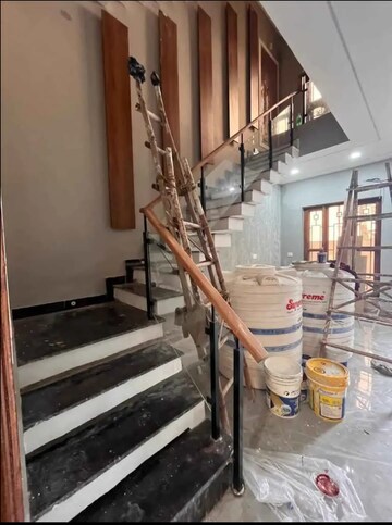 Staircase in 4 BHK Independent House at Gms Road – for Sale