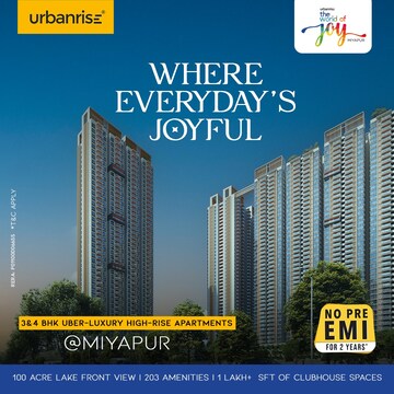 3 BHK Apartment – Exterior View View at Urbanrise The World of Joy, Miyapur - for Sale
