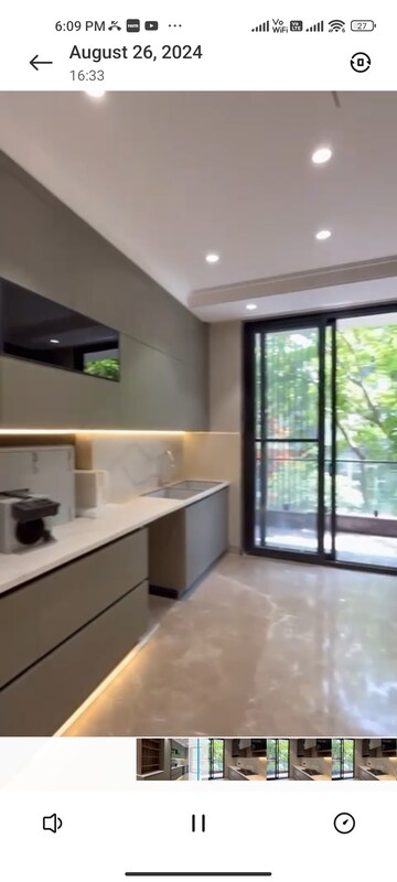 Kitchen in 4 BHK Builder Floor at BPTP District, Sector 81 – for Sale