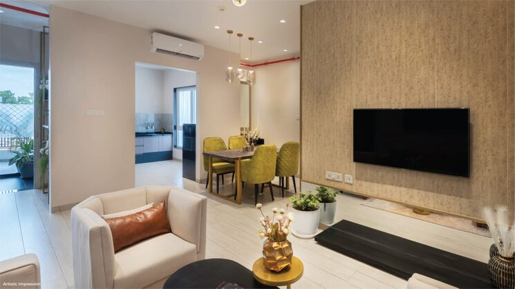 Living Room, vishal-leela-residency 2 Bedroom 815 Sq.Ft. Apartment In Kharadi Pune 7471281