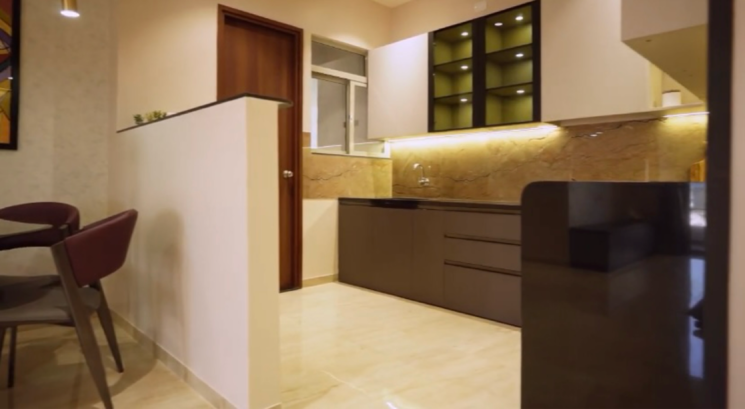Kitchen, kolte-patil-life-republic-canvas 3 Bedroom 1330 Sq.Ft. Apartment In Hinjewadi Pune 7471530
