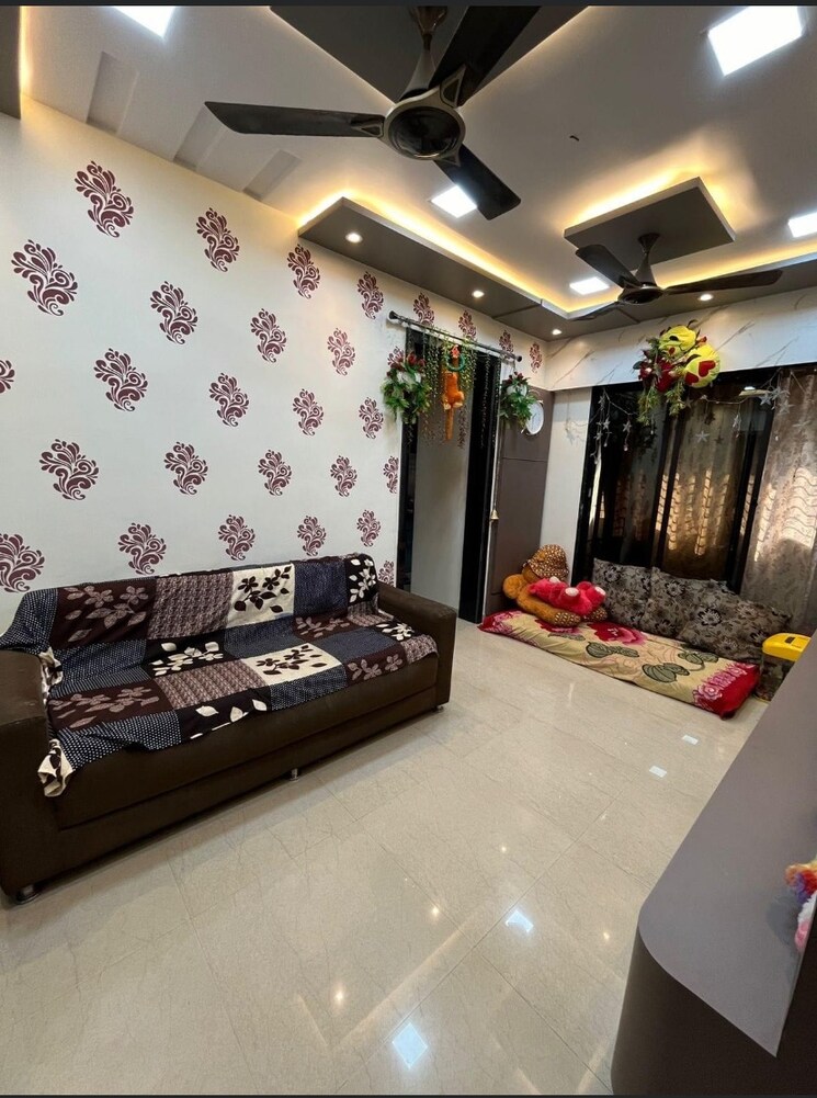 Living Room, usha-kiran-residency 3 Bedroom 1300 Sq.Ft. Apartment In Joveli Thane 7181845