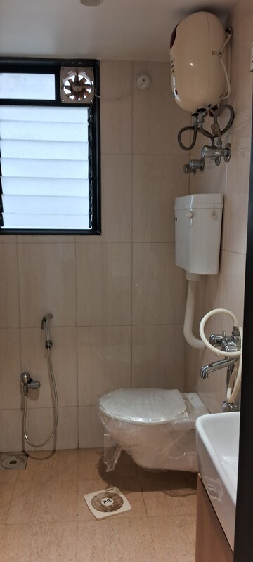 Bathroom in 1 BHK Apartment at Conceptual Suraksha Smart City Phase I, Vasai East – for Sale