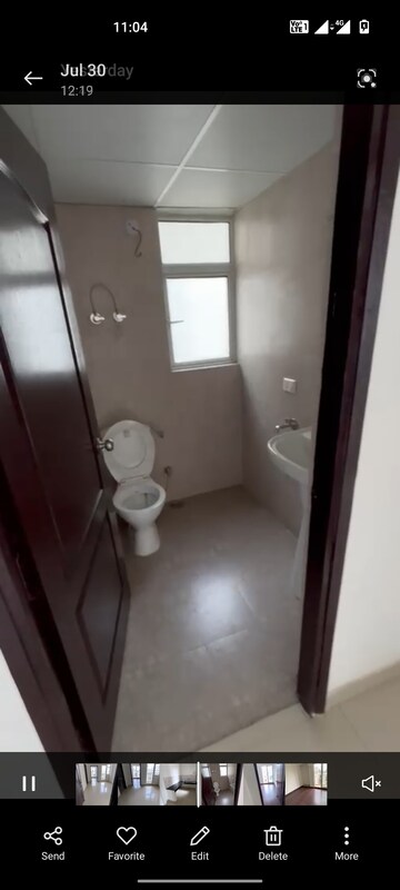 Bathroom in 1 BHK Apartment at Aditya World City, Shahpur Bamheta – for Sale