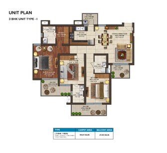 3 BHK Apartment For Resale in Stellar One Noida Ext Sector 1 Greater Noida  7398846