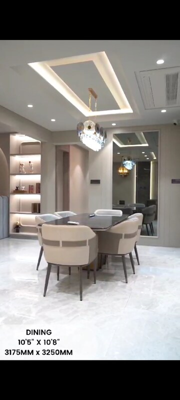 Living Room in 4 BHK Apartment at Pristine O2 World, Wagholi – for Sale