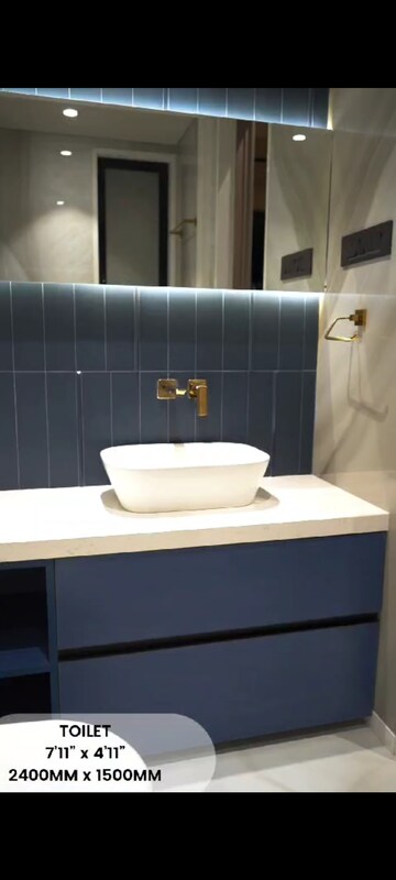Bathroom in 4 BHK Apartment at Pristine O2 World, Wagholi – for Sale