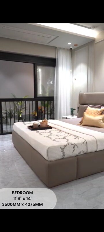 Bedroom in 4 BHK Apartment at Pristine O2 World, Wagholi – for Sale