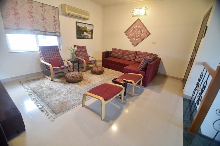 Living Room, vascon-eves-garden 4 Bedroom 2880 Sq.Ft. Apartment In Baner Pune 7476017
