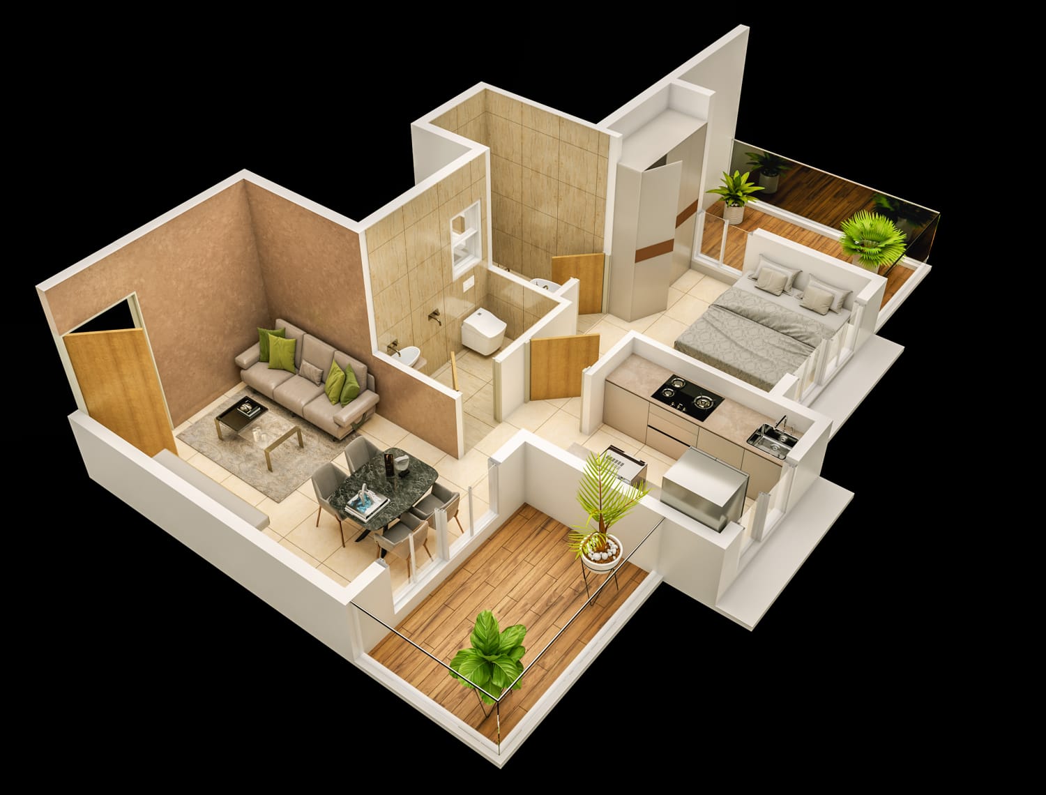 1 BHK Apartment For Resale in Siddhivinayak Orchid Enclave  Taloja Navi Mumbai  7476072