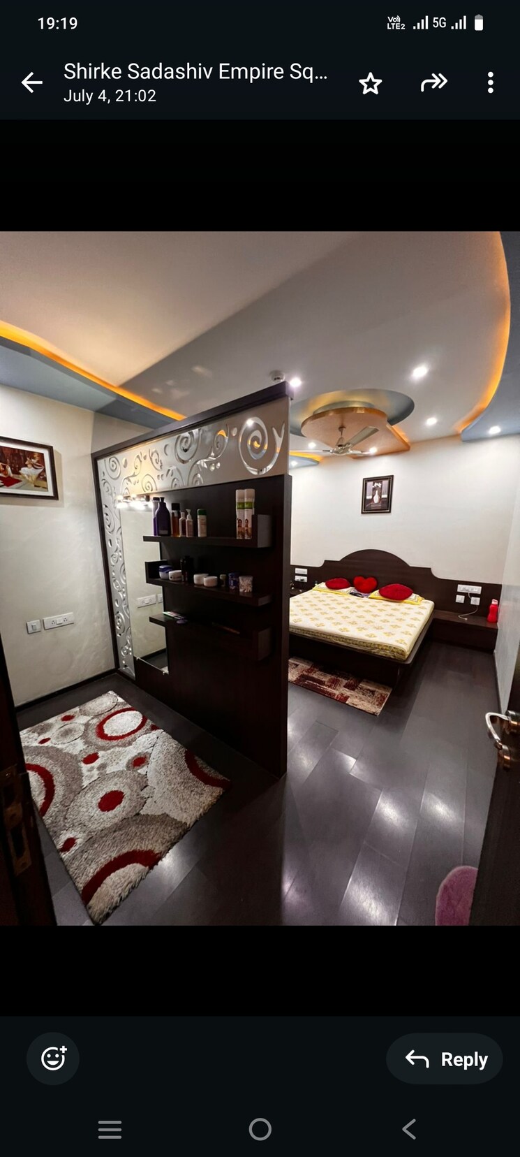 Living Room, empire-square 3 Bedroom 1800 Sq.Ft. Apartment In Chinchwad Pune 7476142